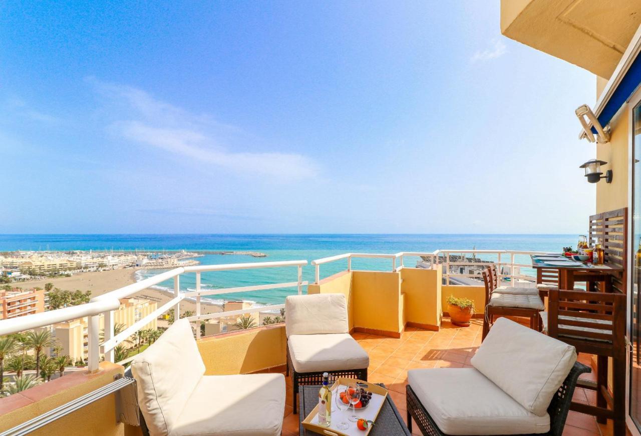 Penthouse With Panoramic Views - Puerto Marina Apartment Benalmadena Bagian luar foto