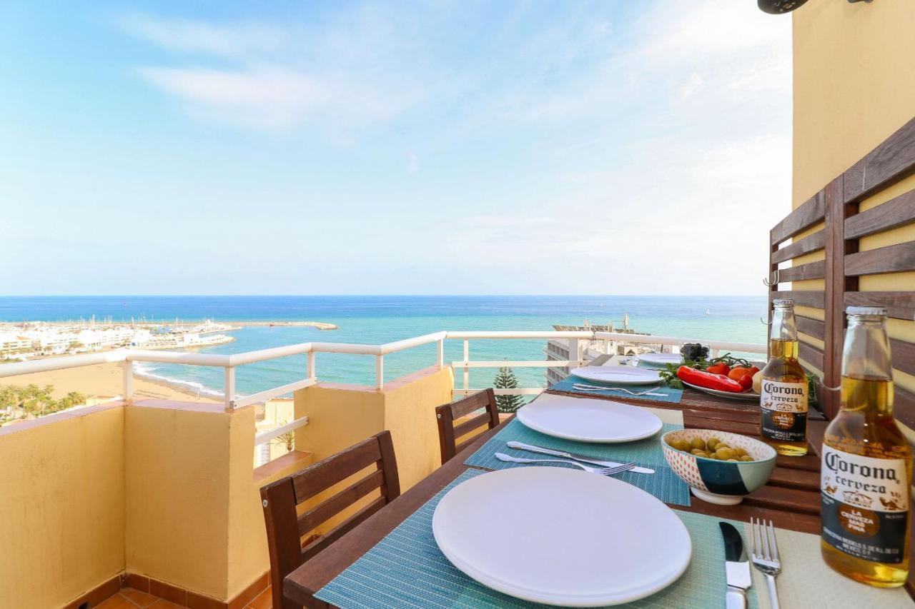 Penthouse With Panoramic Views - Puerto Marina Apartment Benalmadena Bagian luar foto
