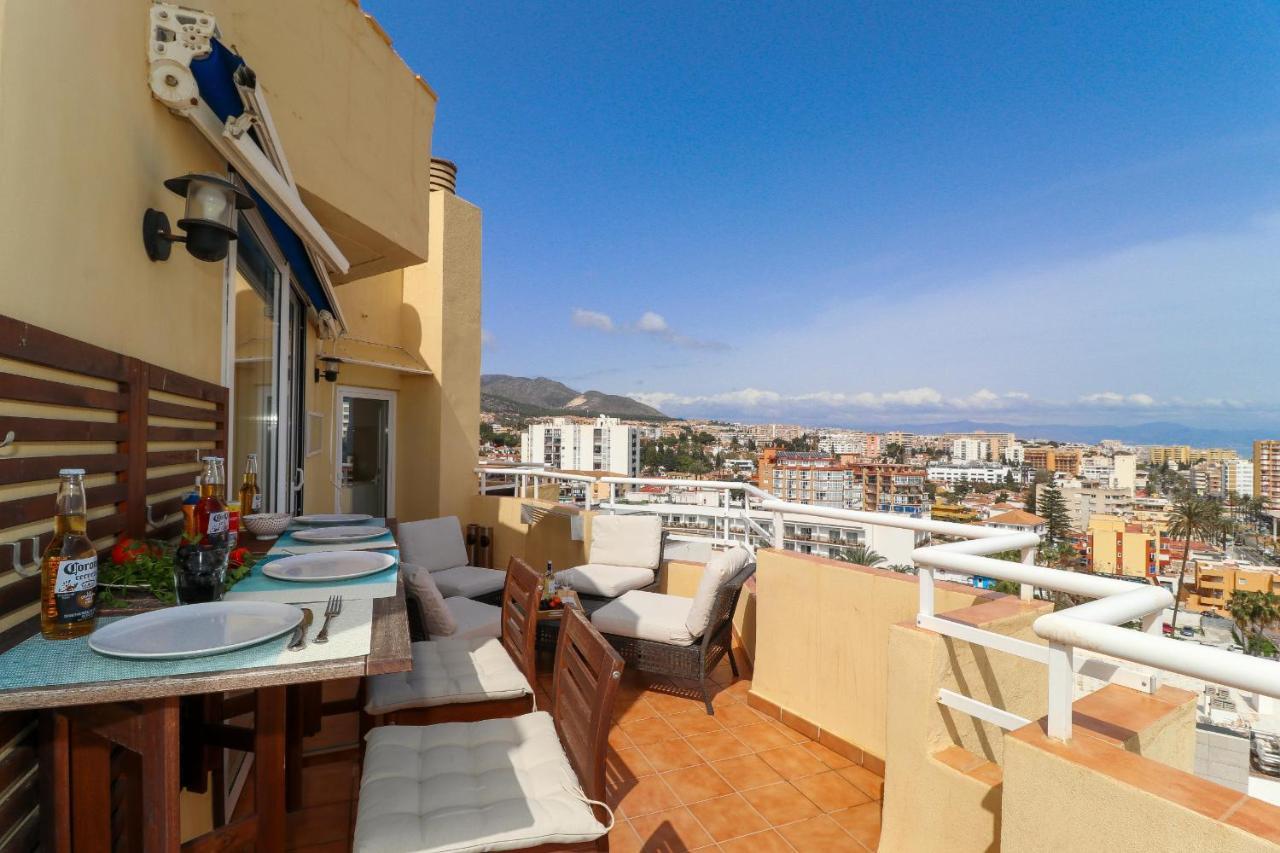Penthouse With Panoramic Views - Puerto Marina Apartment Benalmadena Bagian luar foto